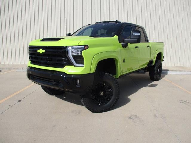 2025 Chevrolet Silverado 2500 HD LTZ in Black — front three-quarter view
