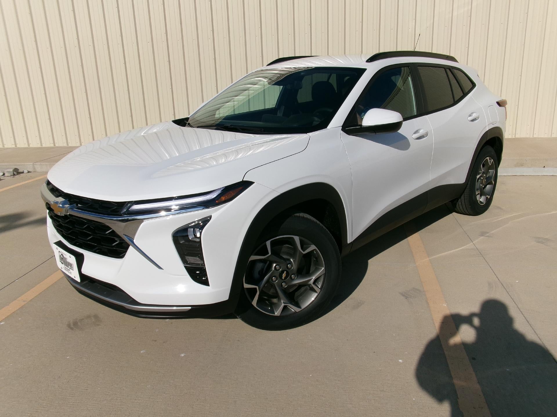 2026 Chevrolet Trax LT in Summit White — front three-quarter view